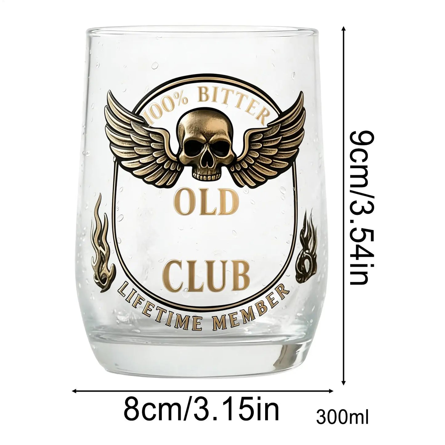 Premium Skull Whiskey Glass