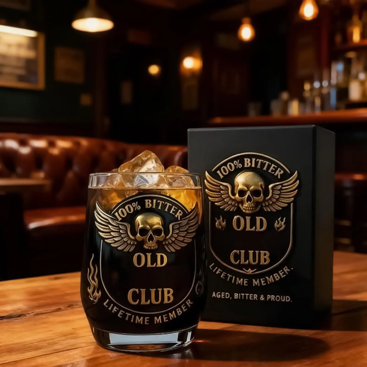 Premium Skull Whiskey Glass 