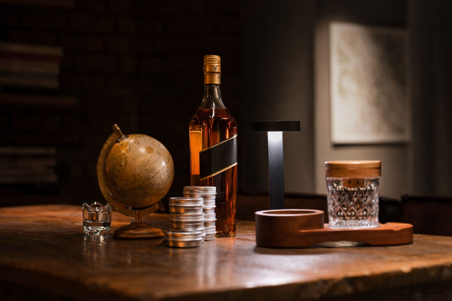 Whiskey smoking kit for home bar drinks