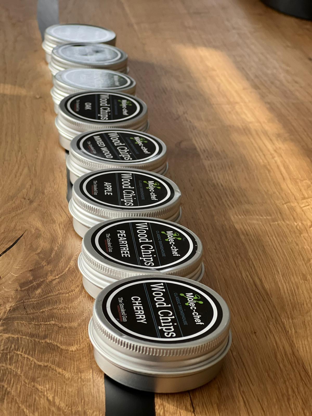 Cherry, Oak, Apple, Mixed wood, Peartree wood chips
